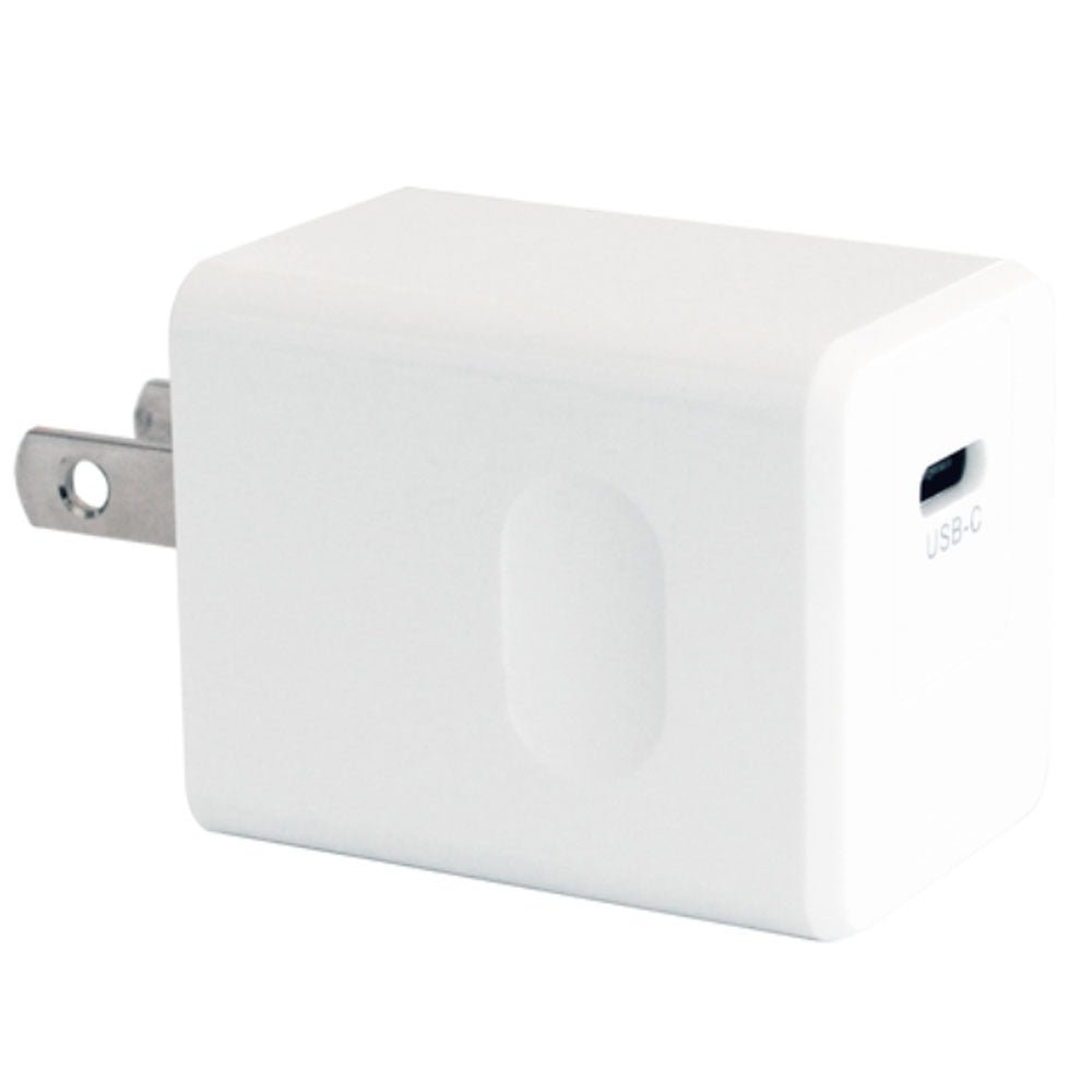 TekYa 25 Watts Power Delivery USB-C Port Wall Charger Head - White