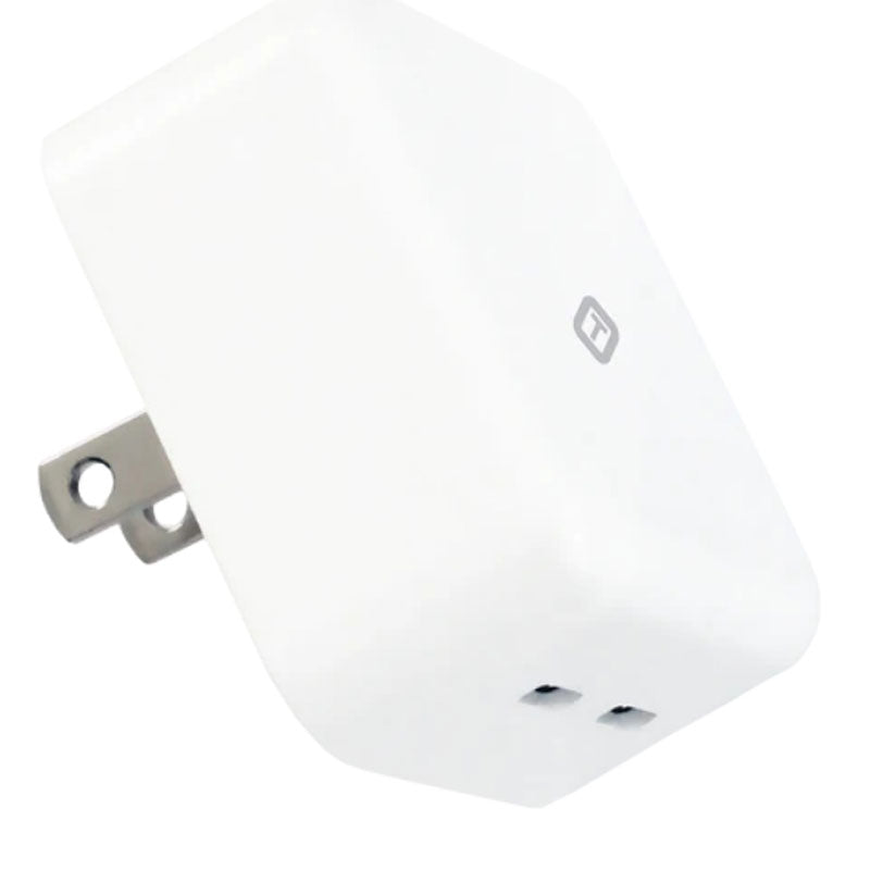 TekYa 35 Watts Power Delivery USB-C Dual Wall Charger - White