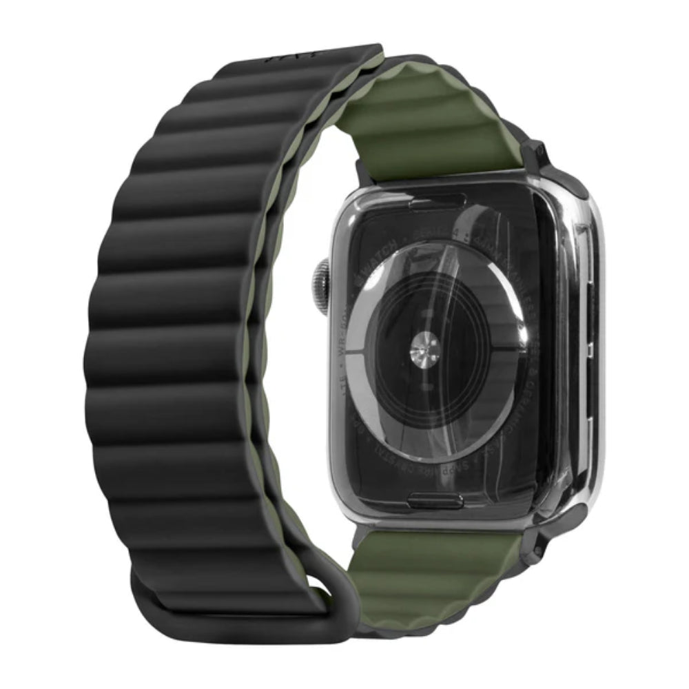Laut Novi Sport Strap for Apple Watch Series 4-10/SE/Ultra - Black/Green
