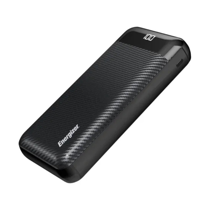 Energizer 20000mAh Portable Power Bank with LCD Display - Black
