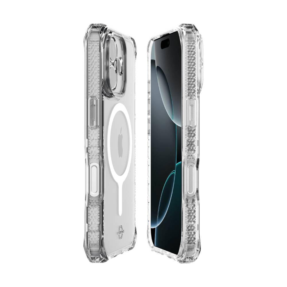 ITSKINS Hybrid_R Clear MagSafe Case for Apple iPhone 17 - Clear
