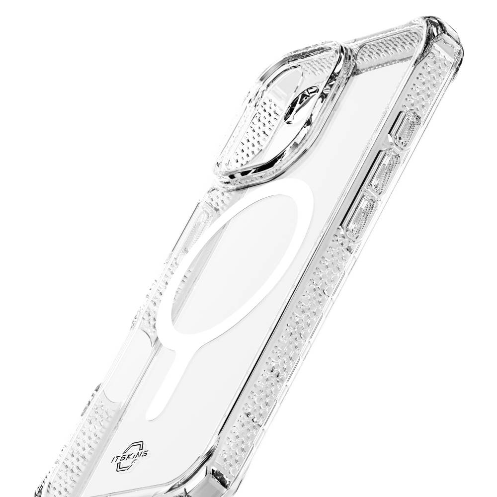 ITSKINS Hybrid_R Clear MagSafe Case for Apple iPhone 17 - Clear