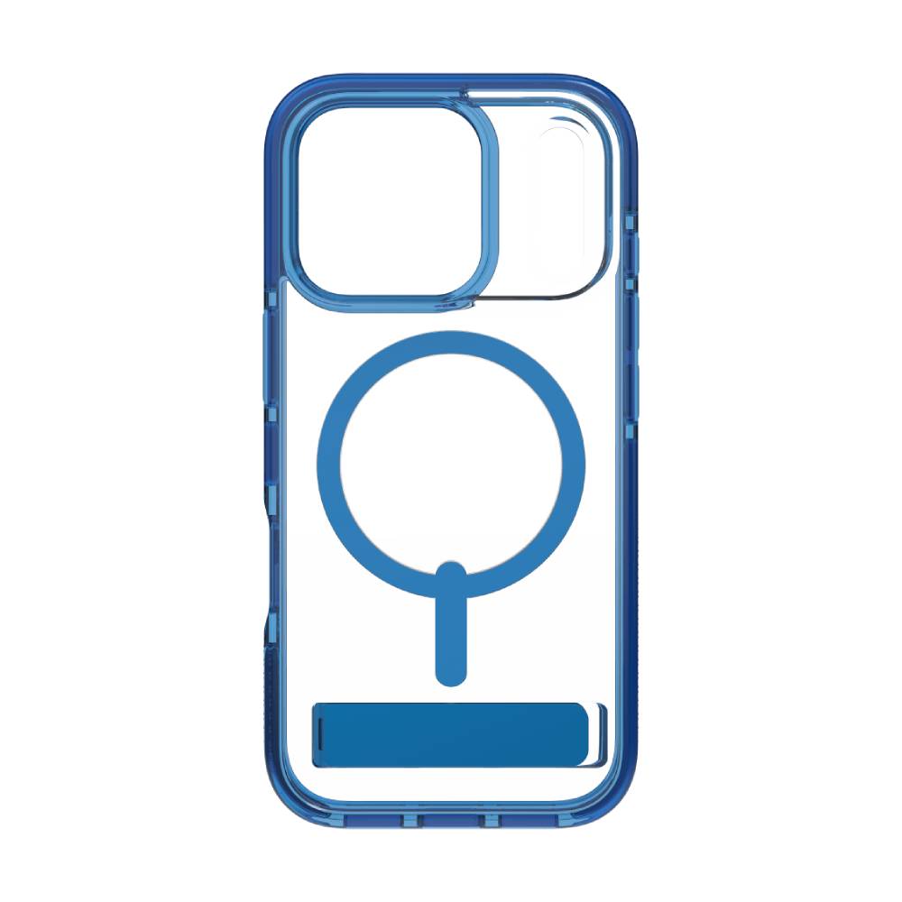 ZAGG Santa Cruz Snap MagSafe Case with Kickstand for Apple iPhone 17 Pro - Blue
