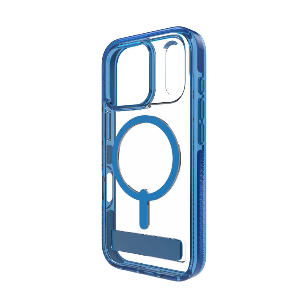 ZAGG Santa Cruz Snap MagSafe Case with Kickstand for Apple iPhone 17 Pro - Blue