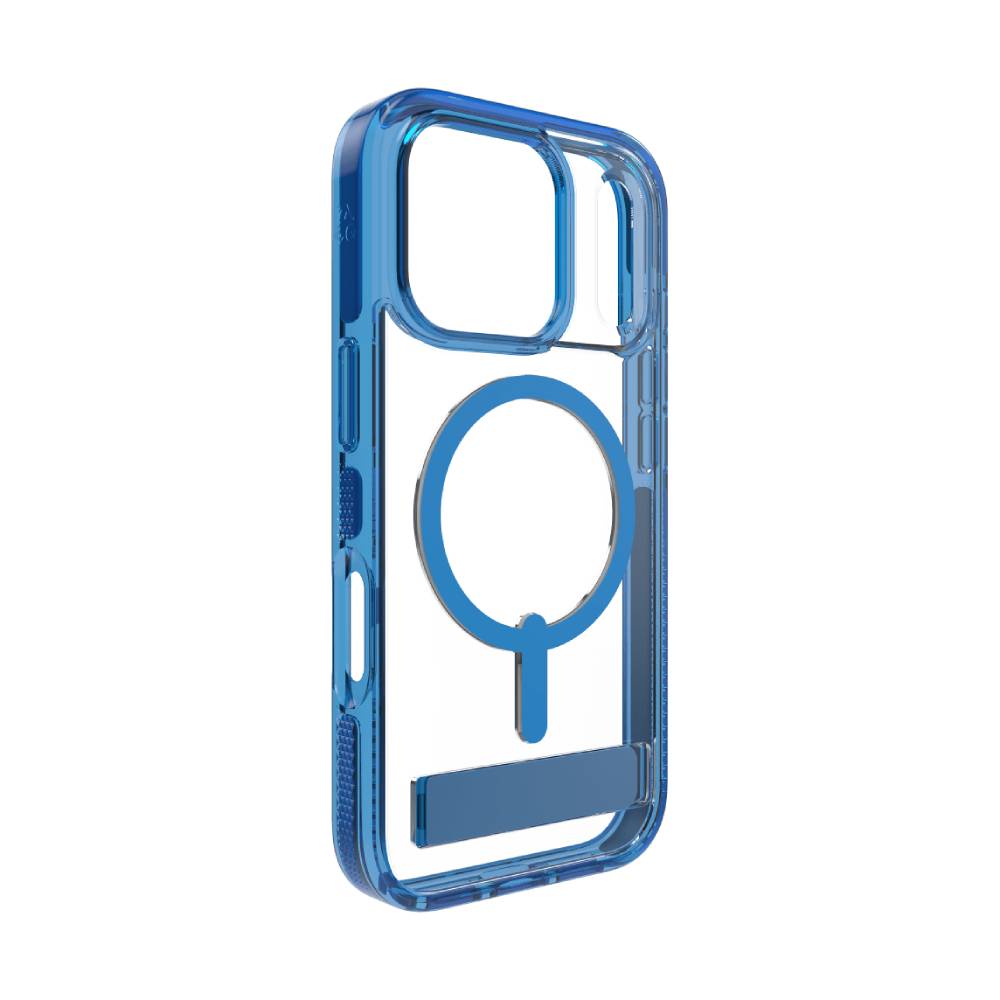 ZAGG Santa Cruz Snap MagSafe Case with Kickstand for Apple iPhone 17 Pro - Blue