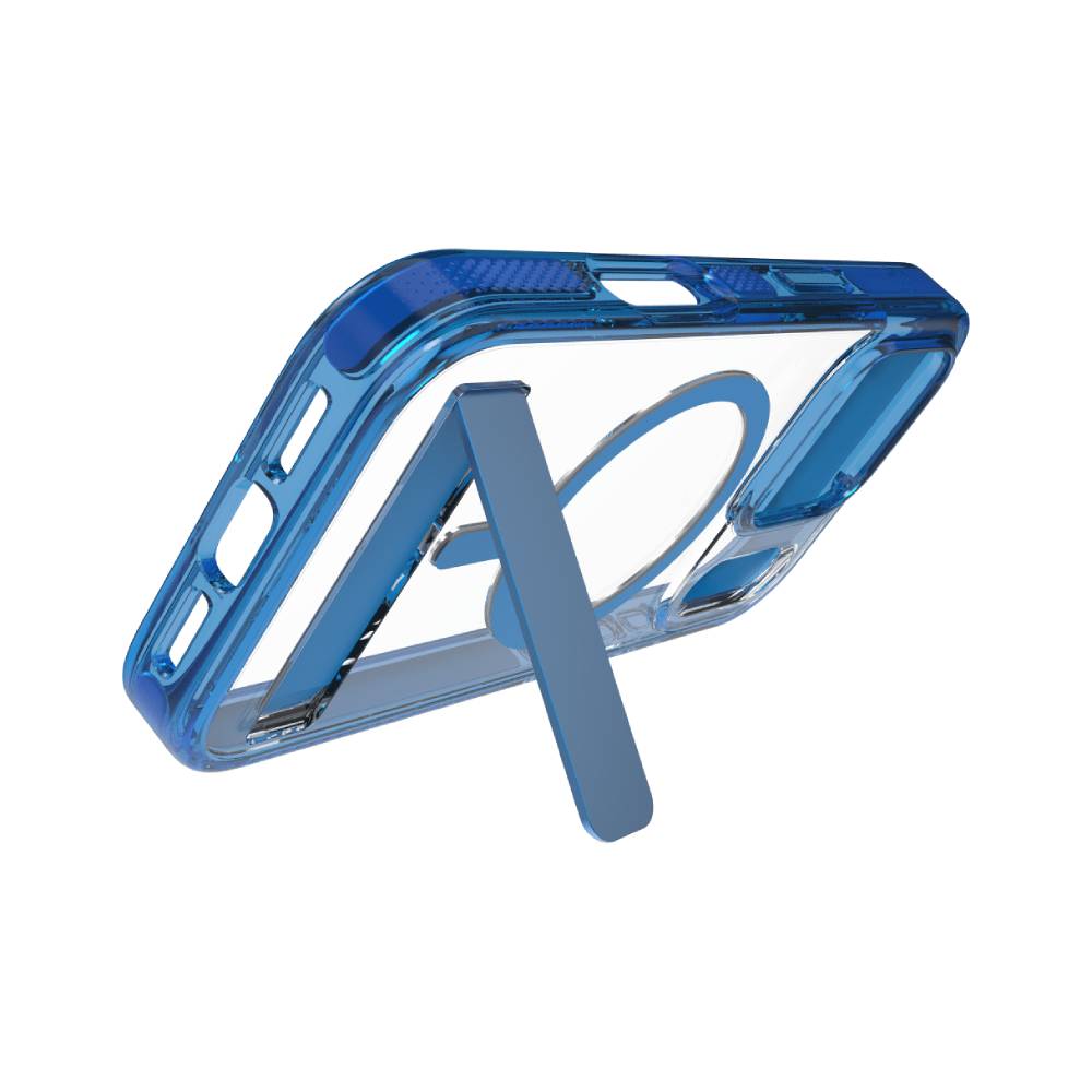 ZAGG Santa Cruz Snap MagSafe Case with Kickstand for Apple iPhone 17 Pro - Blue