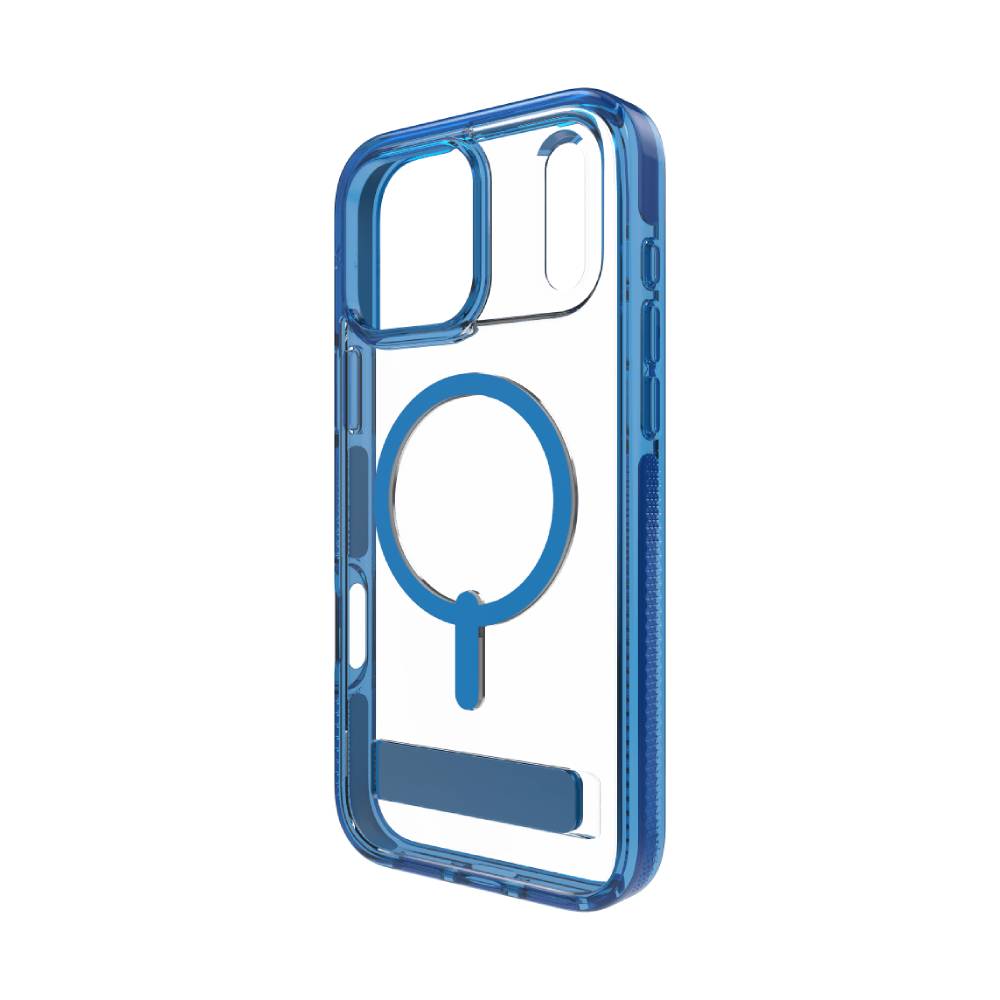 ZAGG Santa Cruz Snap MagSafe Case with Kickstand for Apple iPhone 17 Pro Max - Blue