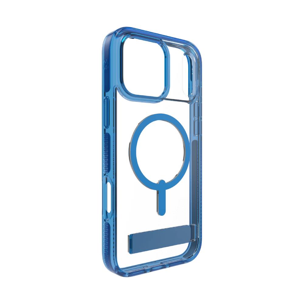 ZAGG Santa Cruz Snap MagSafe Case with Kickstand for Apple iPhone 17 Pro Max - Blue