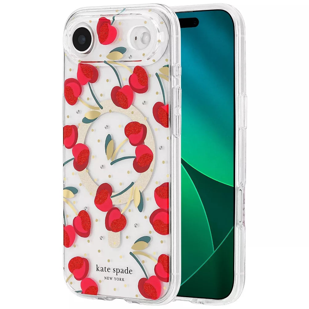 Kate Spade New York MagSafe Case for Apple iPhone Air - Clear/Red