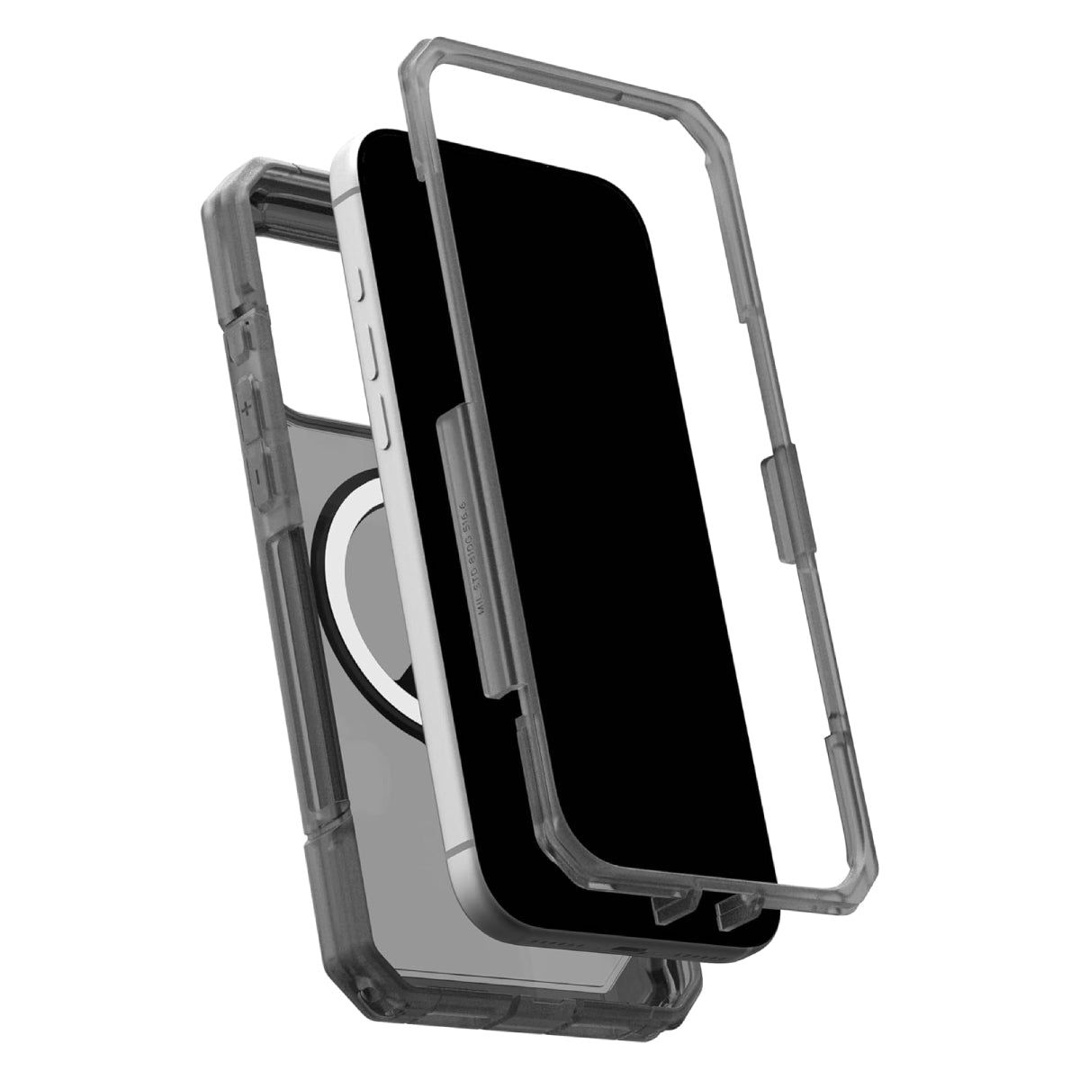 Urban Armor Gear Trooper MagSafe Case with Removable Frame for Apple iPhone 17 Pro Max - Gray