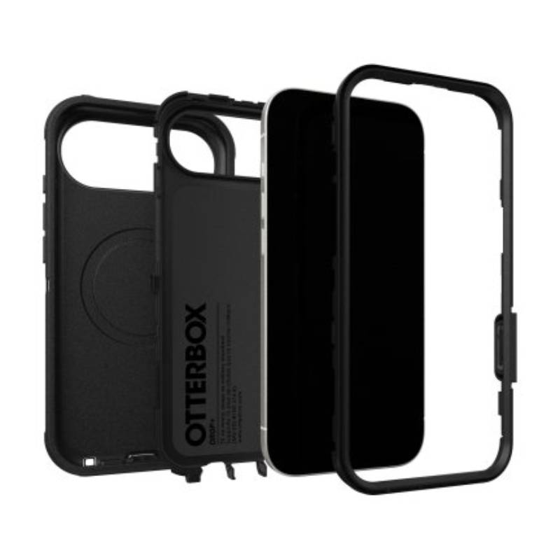 Otterbox Defender Pro MagSafe Camera Control Case with Removable Frame for Apple iPhone Air - Black