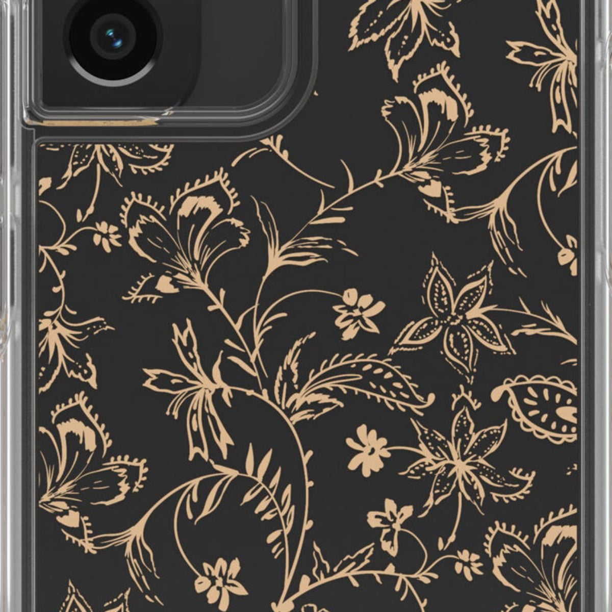 OtterBox Symmetry Series Antimicrobial Case for Samsung Galaxy S22 - Clear/Gold