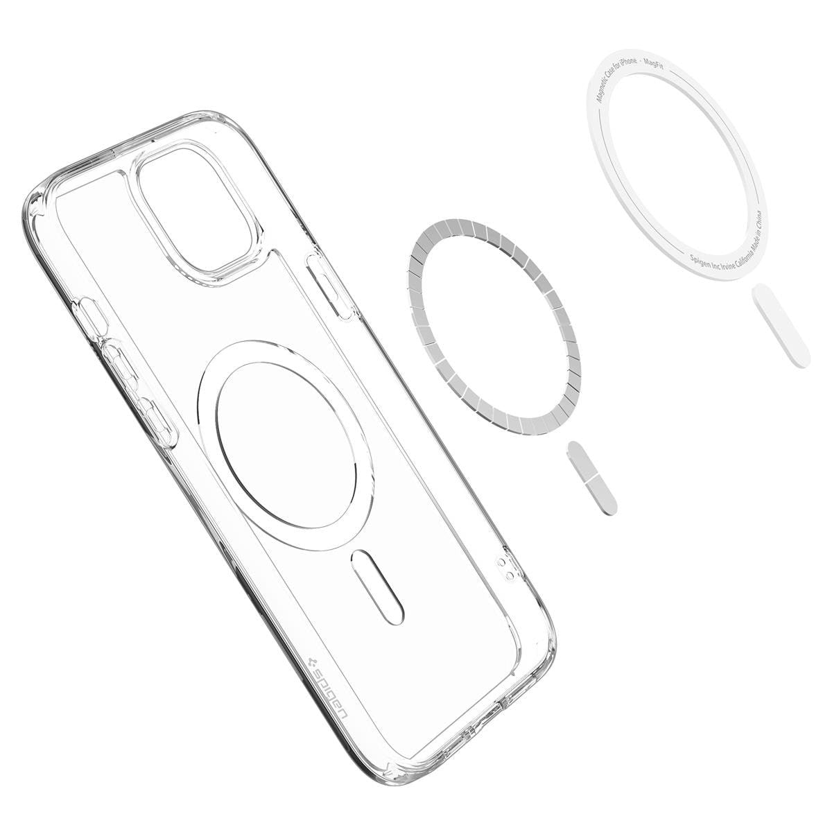 Spigen Crystal Hybrid MagSafe Case for iPhone 15 Plus - Clear