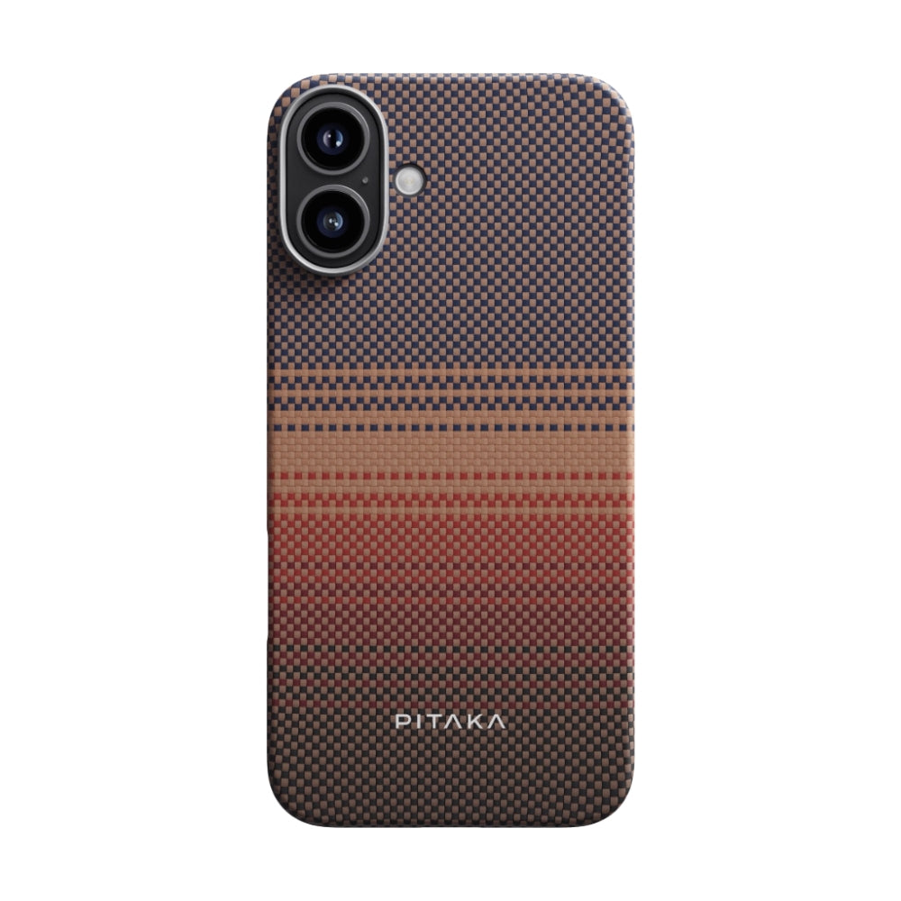 Pitaka Sunset Moonrise Tactile Woven Case for iPhone 16 Plus