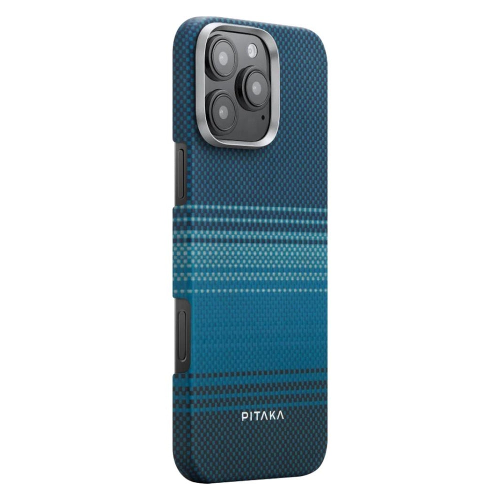 Pitaka Moonrise Military-Grade Protective Case for iPhone 16 Pro Max -Blue