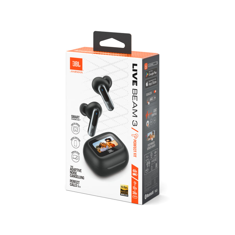 JBL Live Beam 3 True Wireless Noise-Cancelling Earbuds