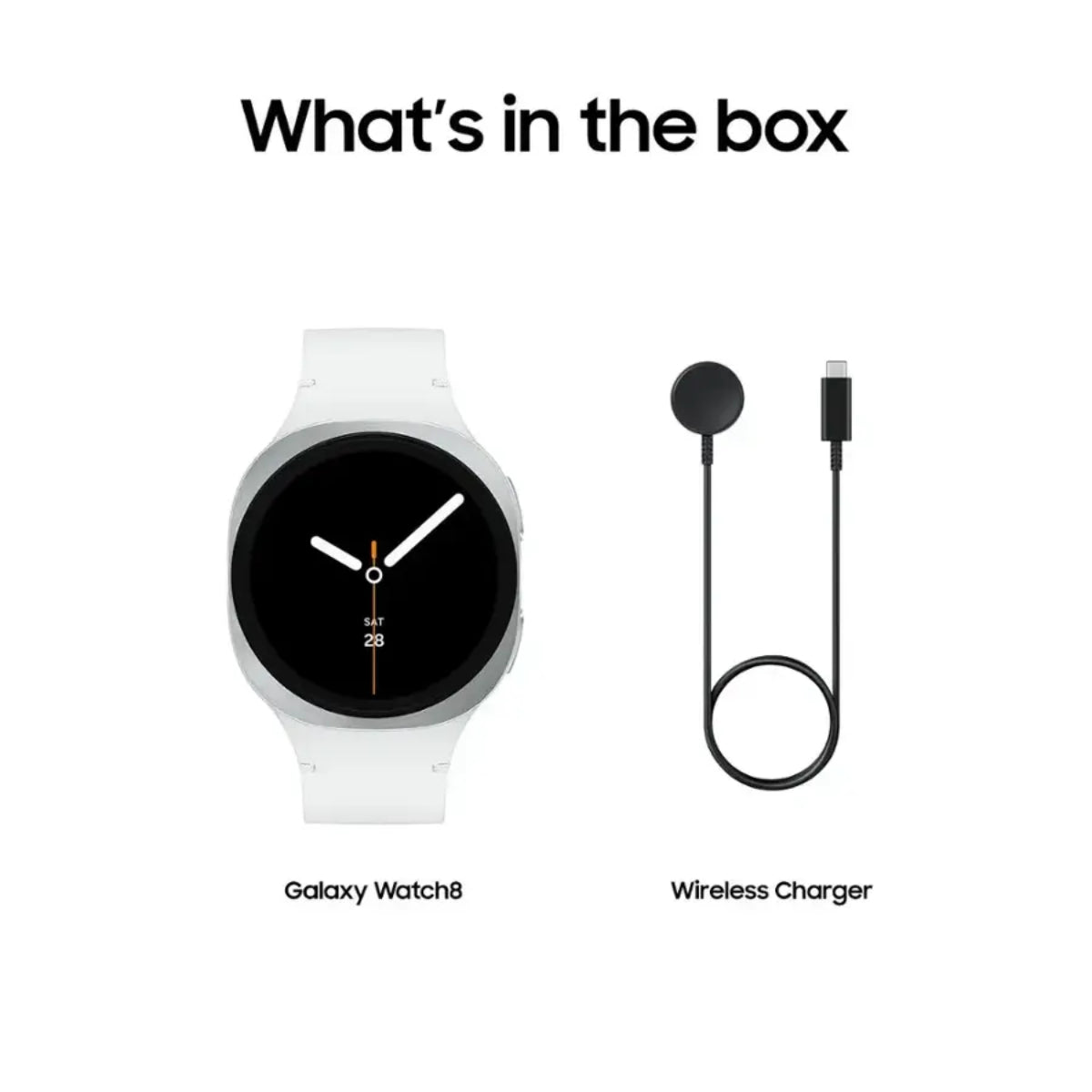 Samsung Galaxy Watch8 40mm Aluminum Case Smartwatch with Sport Band - Bluetooth