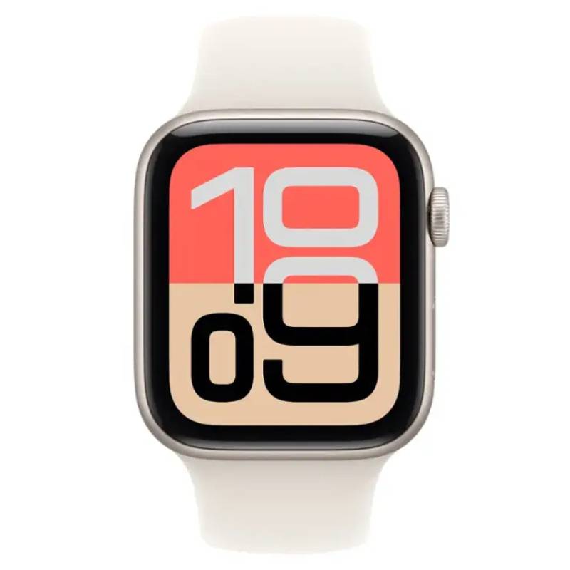 Apple Watch SE 3 Unisex 44mm Aluminum Case Smartwatch with Sport Band - GPS