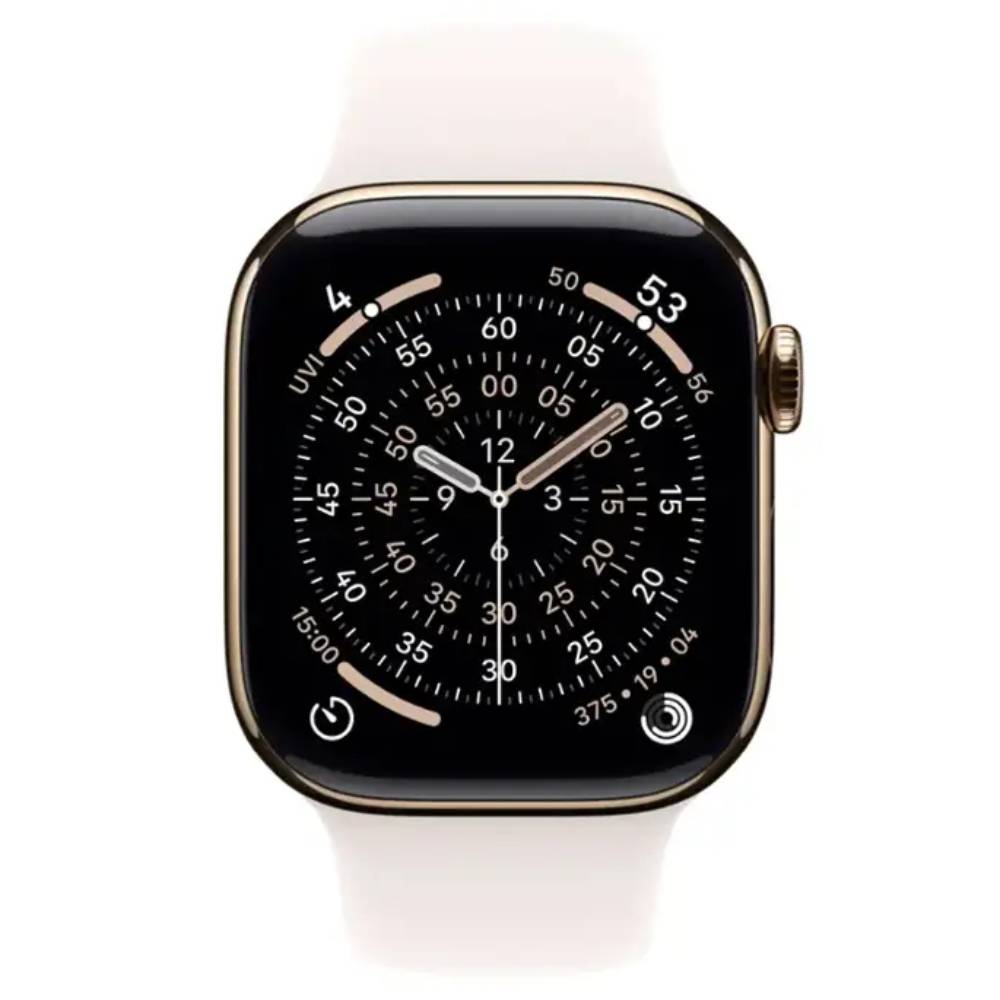 Apple Watch Series 11 Unisex 42mm Aluminum Case Smartwatch with Black Sport Band - GPS + Cellular