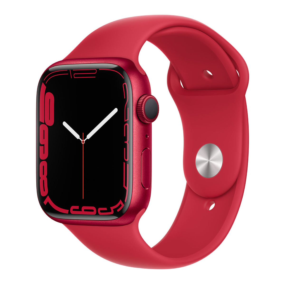 Apple Watch Series 7 GPS 41mm Red Aluminum Case with Sport Band