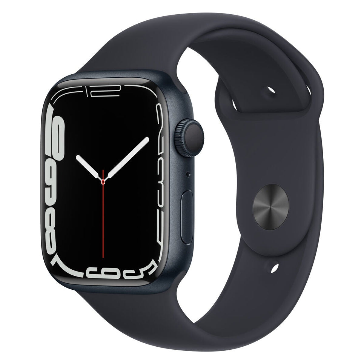 Apple Watch Series 7 GPS 45mm Midnight Aluminum Case with Midnight Sport Band