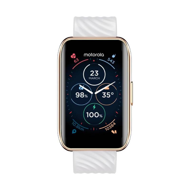 Motorola Moto 40 Zinc Alloy Case Smartwatch with Band