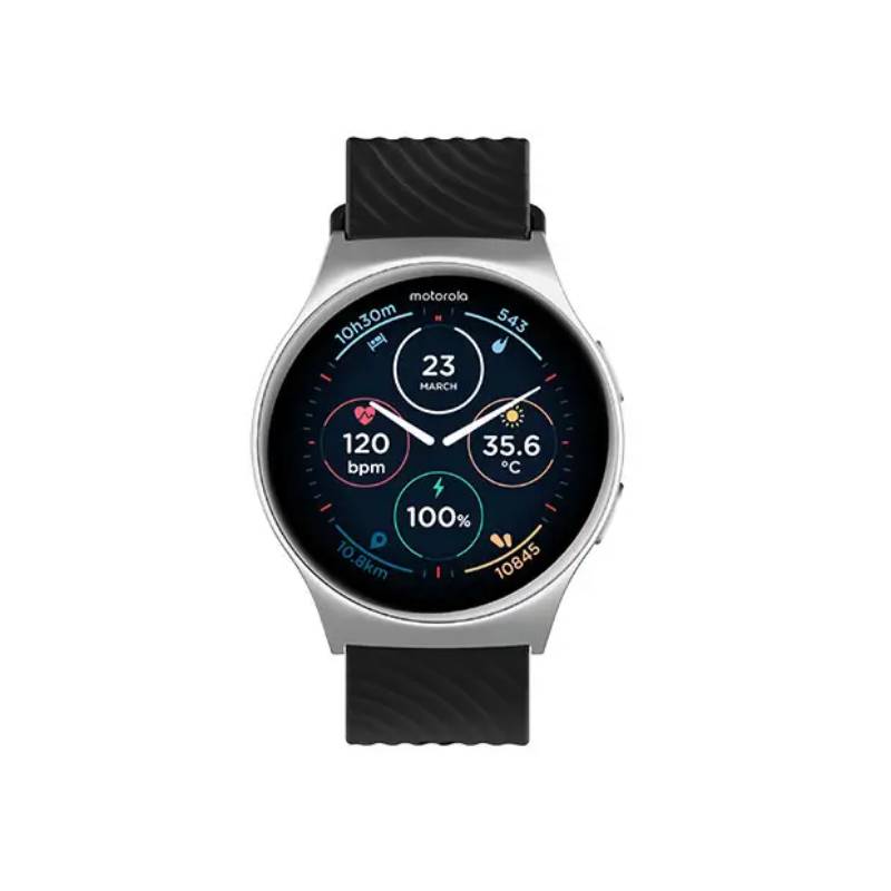 Motorola Moto 120 Zinc Alloy Case Smartwatch with Band