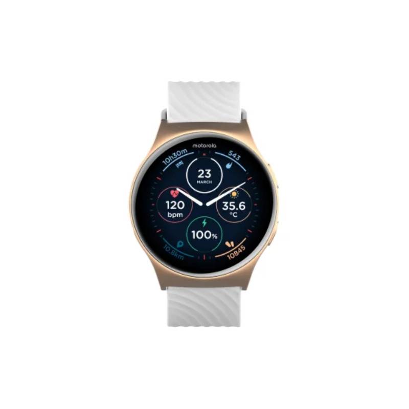 Motorola Moto 120 Zinc Alloy Case Smartwatch with Band