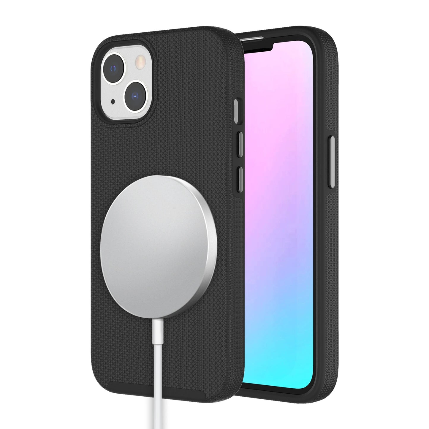 Funda antigolpes de doble capa Axessorize PROTech con MagSafe para Apple iPhone 13 Mini - Negro