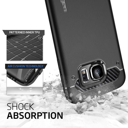 Spigen Armor Rugged Case for Samsung Galaxy S6 - Black - Curacao