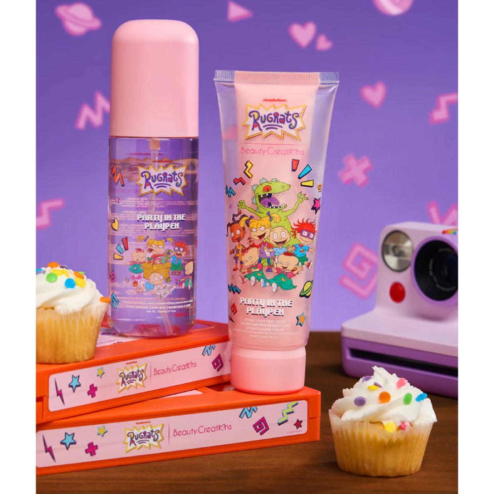 Beauty Creations X Rugrats Party In The Playpen Body Lotion and Mist Set (2-Piece) - Pink