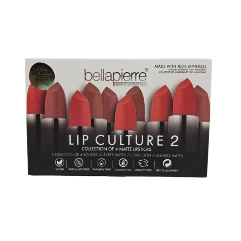 Bellapierre Cosmetics Lip Culture-2 (4 Piece) Matte Lipstick
