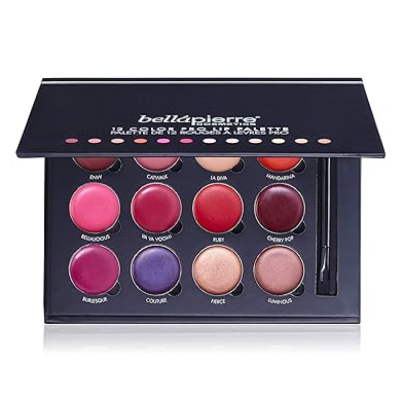Bellapierre Cosmetics Pro Lip Palette with Mirror