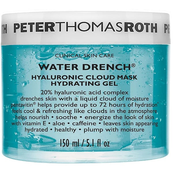 Peter Thomas Roth Water Drench Hyaluronic Cloud Mask Hydrating Gel 5.1 oz - Curacao
