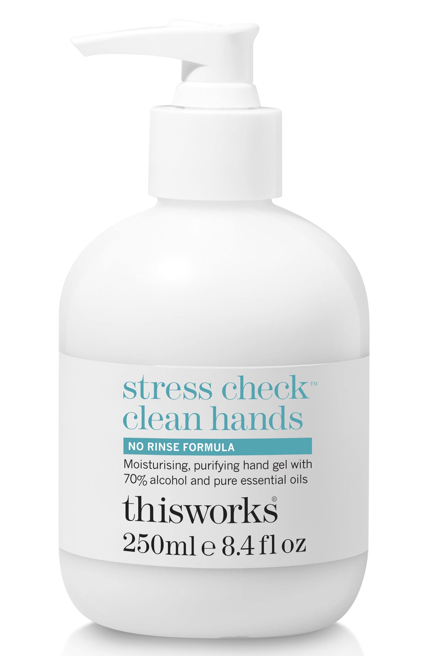 This Works Stress Check 8.4 oz Clean Hands Moisturizing Purifying Hand Gel - Curacao