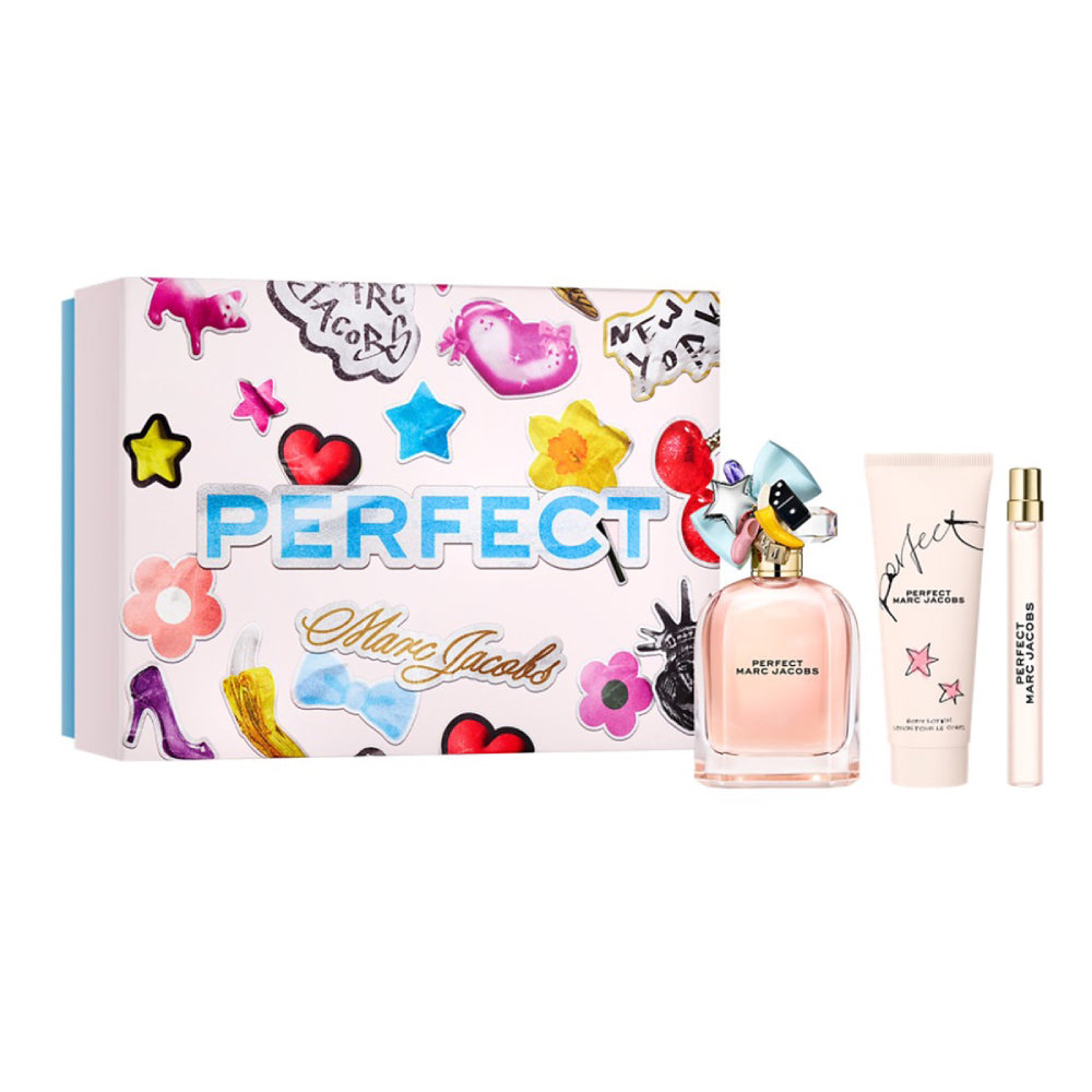 Marc Jacobs Perfect Women's (3 Piece) Eau De Toilette Gift Set