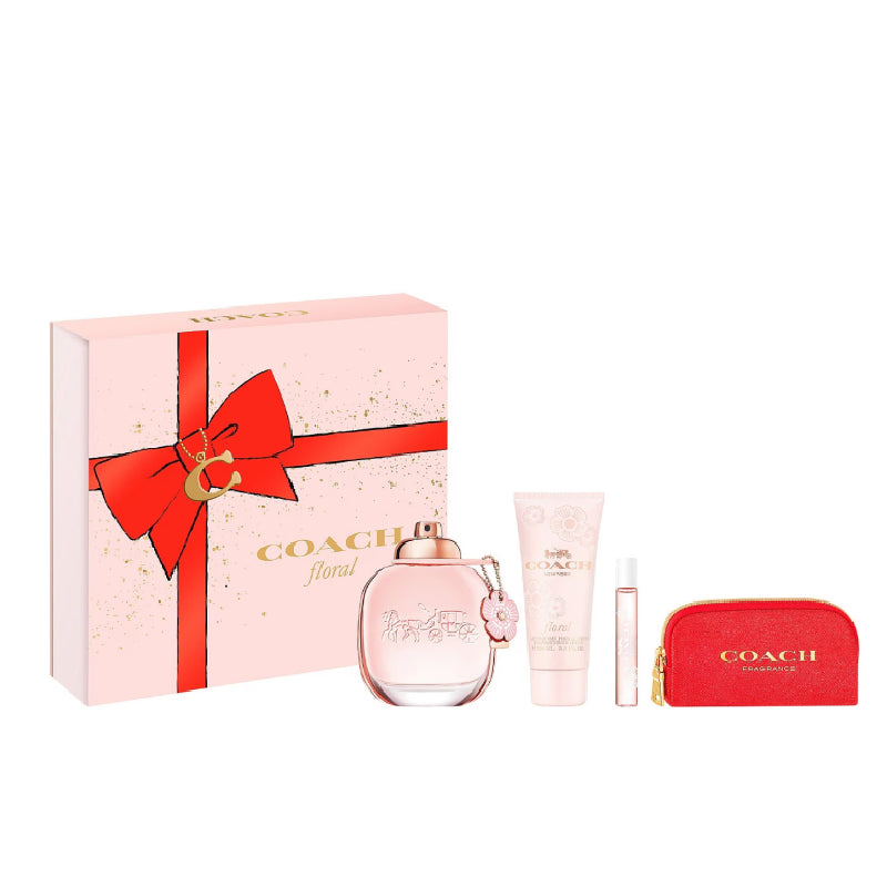 Coach Floral Women's (4-Piece) Eau De Parfum Gift Set