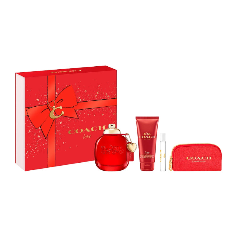 Coach Love Women's (4-Piece) Eau de Parfum Gift Set