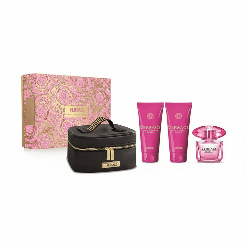 Versace Women's Bright Crystal Absolu (4 Piece) Gift Set– Curacao