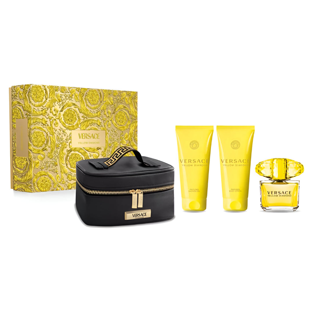 Versace Women's Yellow Diamond (4 Piece) Gift Set