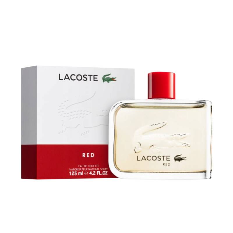 Lacoste Red Men's 4.2oz Eau De Toilette Spray