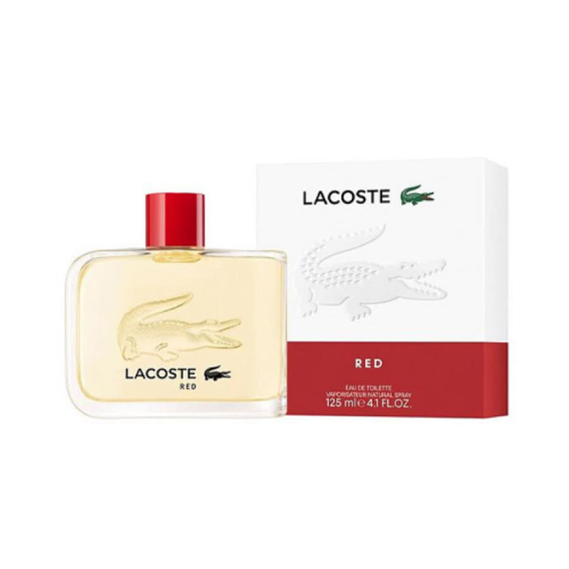 Lacoste Red Men's 4.1 oz Eau de Toilette Spray