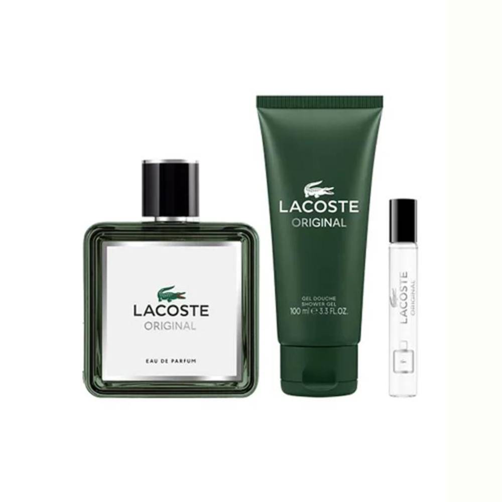 Lacoste Original Men's (3-Piece) Eau de Parfum Gift Set