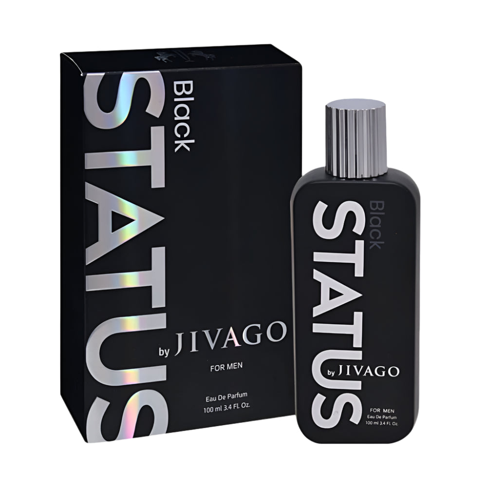 Jivago Status Black for Men's 3.4 oz Eau de Parfum Spray