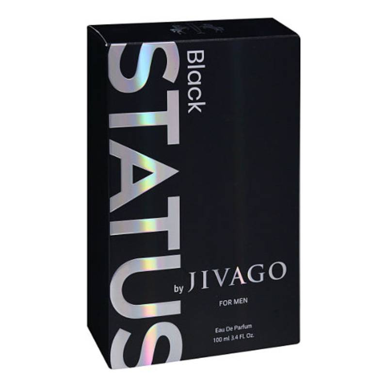 Jivago Status Black for Men's 3.4 oz Eau de Parfum Spray