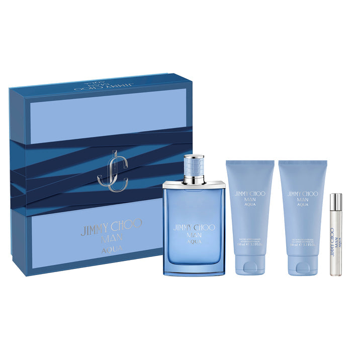 Jimmy Choo Aqua Men's (4-Piece) Eau de Toilette Gift Set