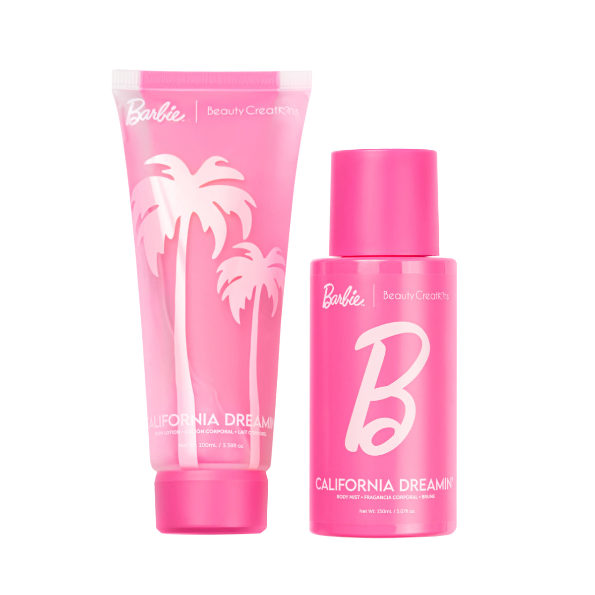 Beauty Creations Barbie "California Dreamin Body" Lotion and Spray Set
