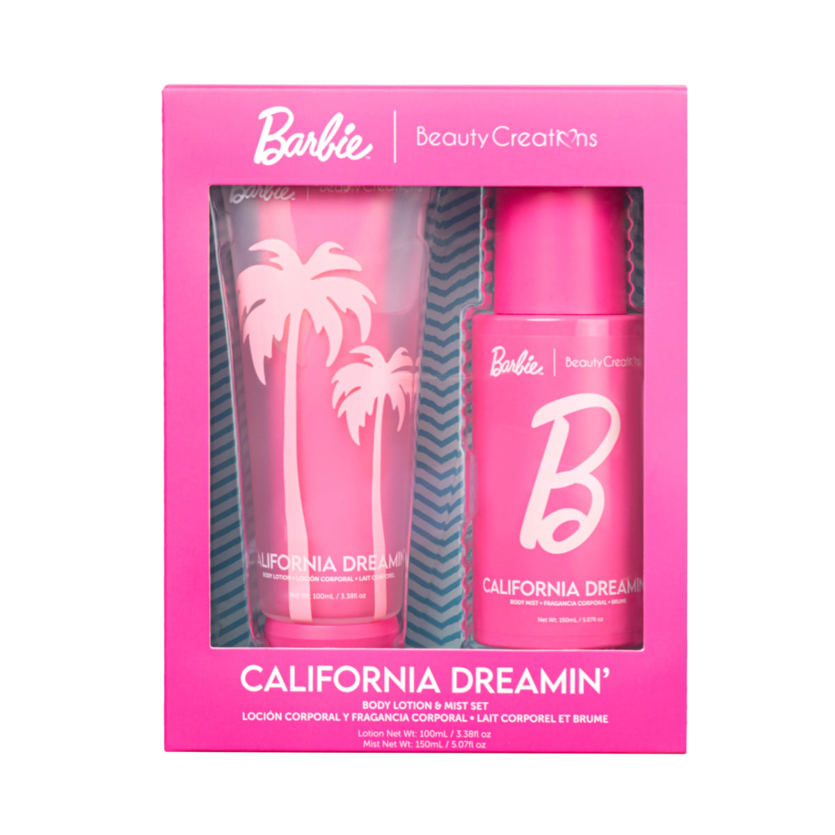 Beauty Creations Barbie "California Dreamin Body" Lotion and Spray Set
