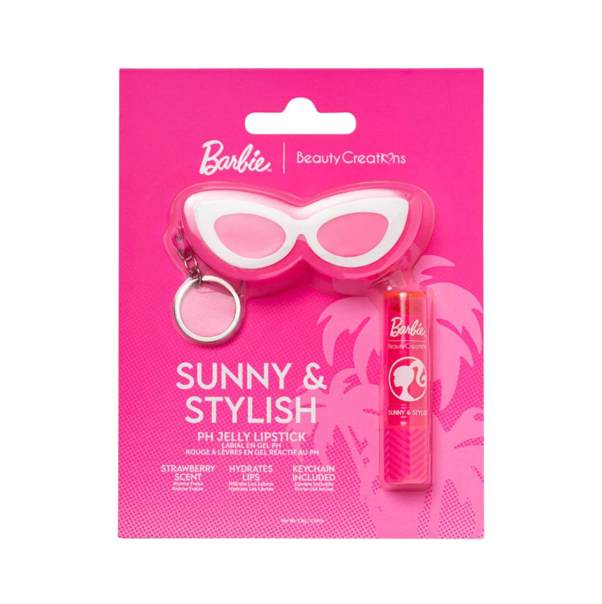 Beauty Creations x Barbie Sunny & Stylish PH Lip Jelly Lipstick Keychain