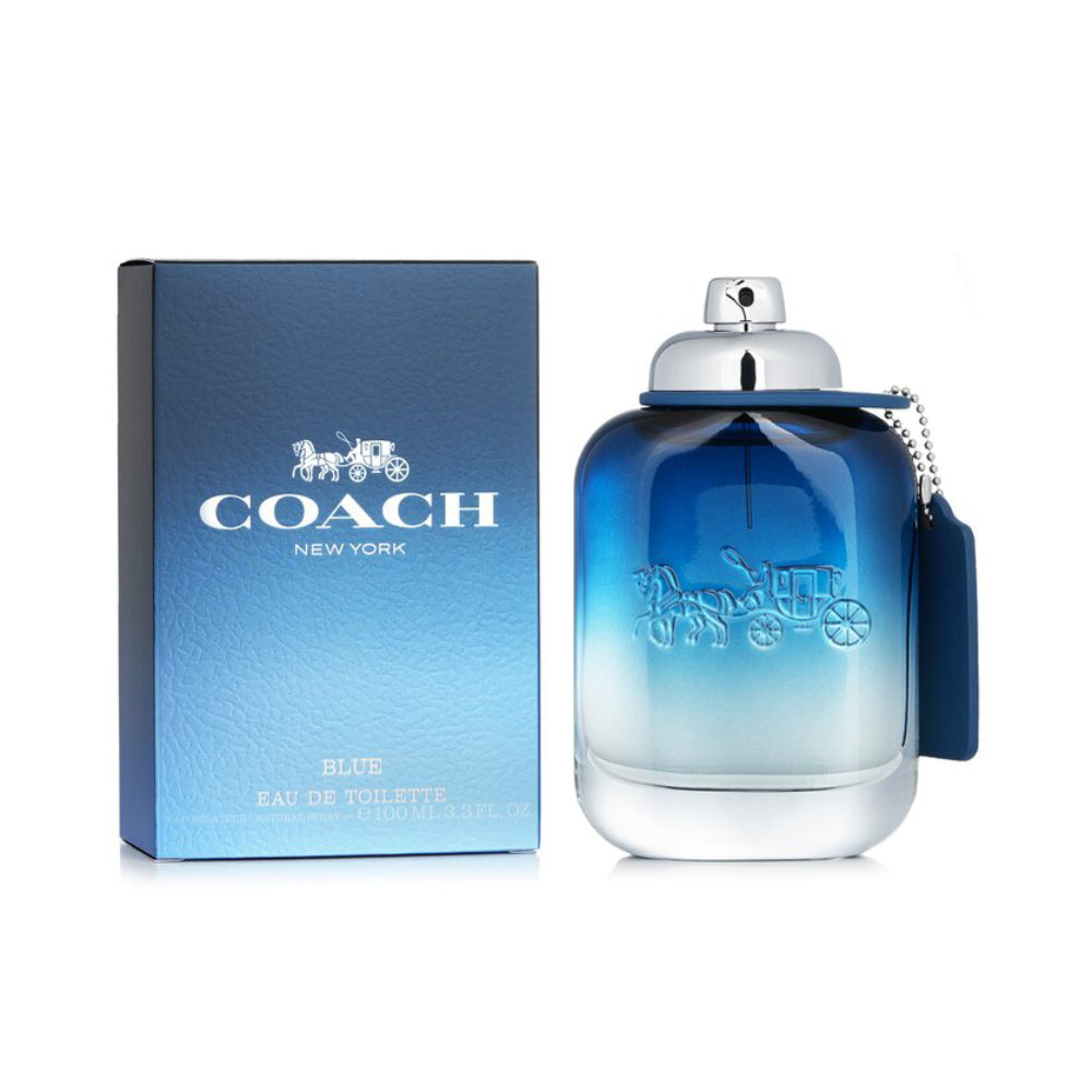 Coach New York Blue Men's 3.4 oz Eau de Toilette - Curacao